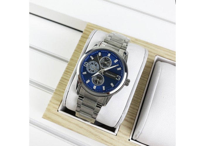 Женские часы Guardo 011944-1 Silver-Blue