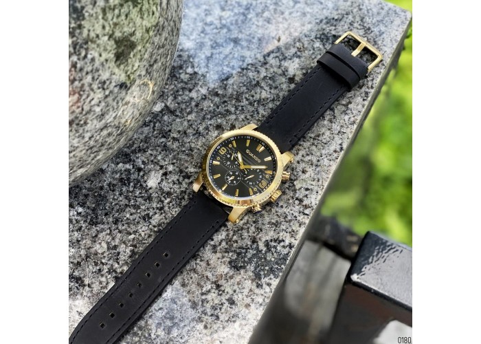 Мужские часы Guardo 011401-4 Black-Gold