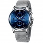 Мужские часы Megalith 8088M Silver-Blue