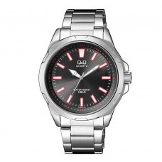 Мужские часы Q&Q QA48J202Y Silver-Black