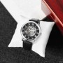 Мужские часы Forsining 8099 Black-Silver-Black