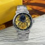 Мужские часы Forsining 8177 Silver-Gold