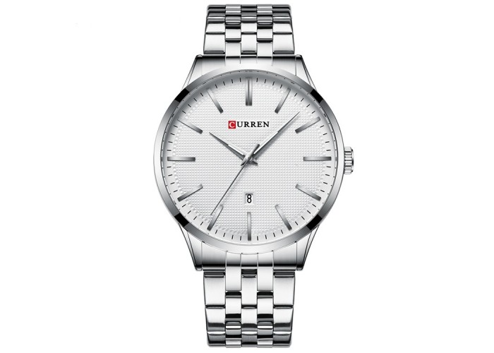 Мужские часы Curren 8364 Silver-White