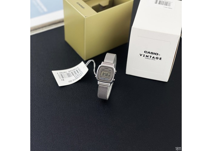 Женские часы Мужские часы Casio LA670WEM-7EF All Silver