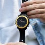Мужские часы Sanda 6012 Black-Gold