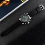 Мужские часы AMST 3022P Silver-Black Smooth Wristband