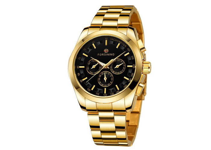 Мужские часы Chronte S899 Gold-Black