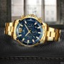 Мужские часы Megalith 8048M Gold-Blue