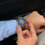 Мужские часы Winner 339 Gold-Blue-Brown