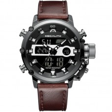 Мужские часы Megalith 8051M Brown-Black-Dark Gray