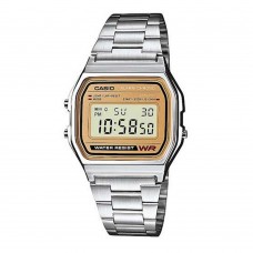 Мужские часы Casio A158WEA-9EF Silver-Brown