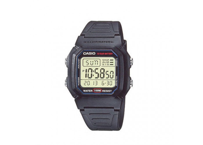 Мужские часы Casio W-800H-1AVEF All Black