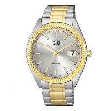 Мужские часы Q&Q A476J401Y Gold-Silver