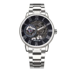 Мужские часы Forsining 412C Silver-Black