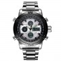 Мужские часы AMST 3022 Metall Silver-Black-Silver
