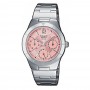 Женские часы Casio LTP-2069D-4AVEG Silver-Pink