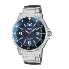 Мужские часы Casio MTD-1053D-2AVEF Silver-Blue