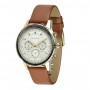 Мужские часы Guardo 012287-5 Brown-Gold-White