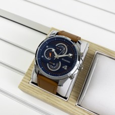 Мужские часы Guardo B01318-3 Brown-Silver-Blue