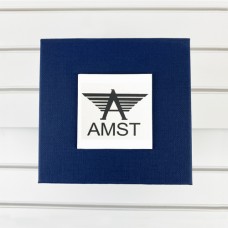 Коробочка с логотипом AMST Blue
