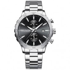 Мужские часы Megalith 8237M Silver-Black