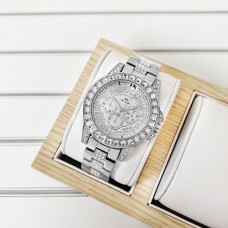 Женские часы Bee Sister 1158 All Silver Diamonds