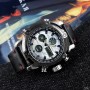 Мужские часы AMST 3022P Silver-Black-Silver Smooth Wristband