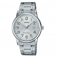 Мужские часы Casio MTP-V002D-7BUDF All Silver
