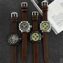 Мужские часы AMST 3003A Silver-Black-Brown Wristband