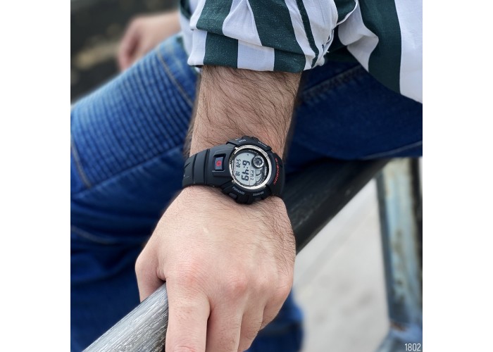 Мужские часы Casio G-2900F-1VER Black-Silver