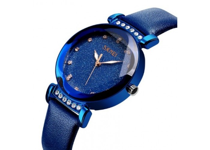 Женские часы Skmei 9188 Blue Diamonds