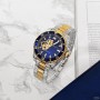 Мужские часы Megalith 8209M Silver-Gold-Blue