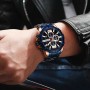 Мужские часы Curren 8336 Blue-Cuprum