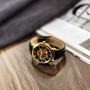 Мужские часы Forsining 8099 Black-Gold-Black