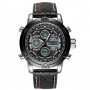 Мужские часы AMST 3022 Silver-Black Fluted Wristband