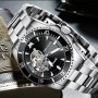 Мужские часы Megalith 8209M Silver-Black
