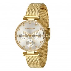 Женские часы Guardo B01652-3 Gold-White