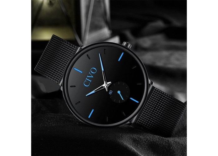 Мужские часы Chronte Bradley Black-Light Blue