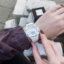 Женские часы Sanda 6005 White-Silver