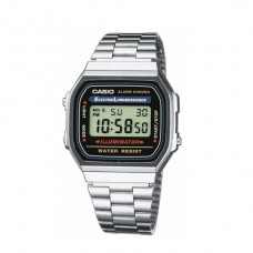 Мужские часы Casio A168WA-1YES Silver-Black