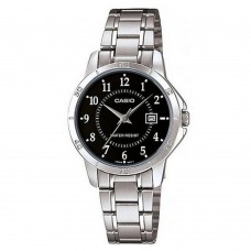 Женские часы Casio LTP-V004D-1BU Silver-Black