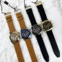 Мужские часы Guardo 11253-2 Brown-Silver-Blue