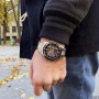 Мужские часы Forsining 8130 Silver-Black