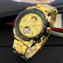Мужские часы Forsining 6913 Gold-Black-Gold
