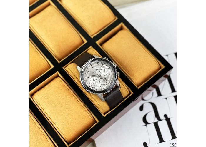 Мужские часы Guardo 012287-2 Brown-Silver-White