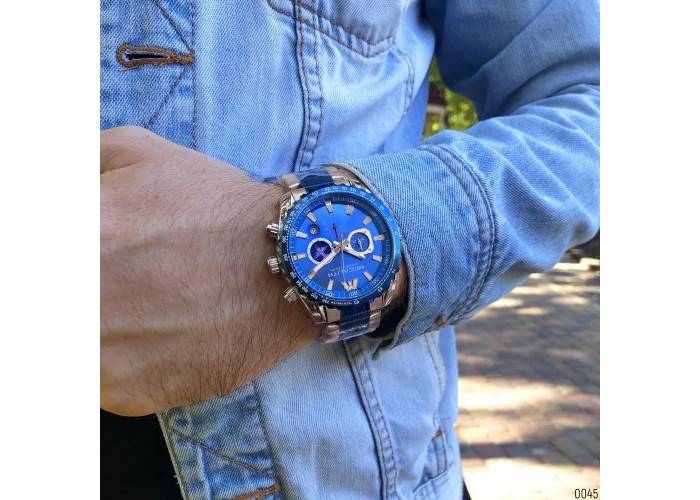 Мужские часы Chronte Dwayne Silver-Blue