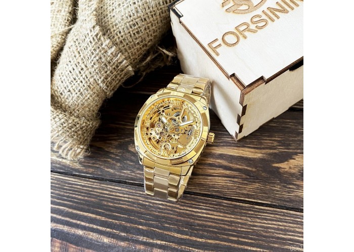 Мужские часы Forsining 1091 All Gold
