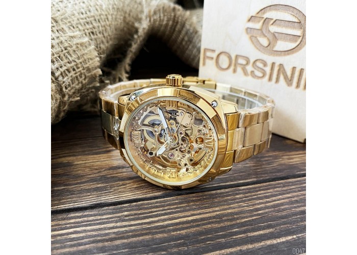 Мужские часы Forsining 1091 All Gold