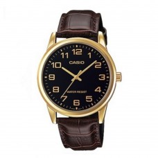 Мужские часы Casio MTP-V001GL-1BUDF Brown-Gold-Black
