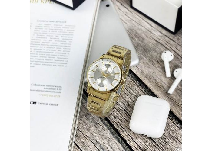 Мужские часы Guardo B01068-6 Gold-White